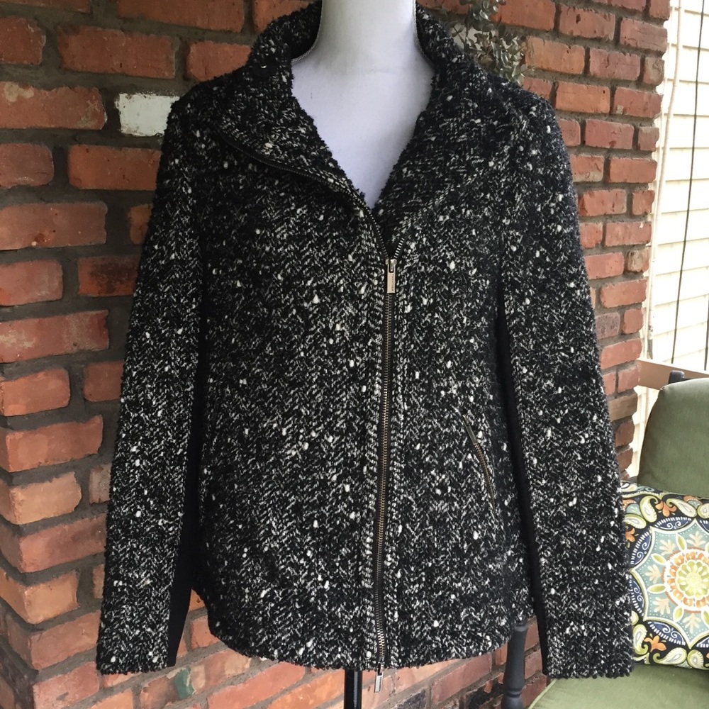 BCBGMaxAzria Boucle Moto Coat